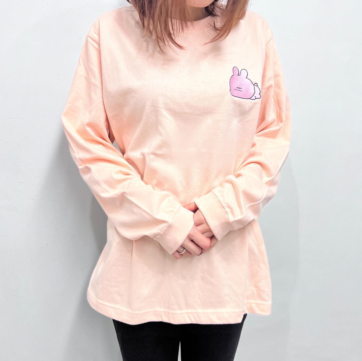 [ASAMIMI-CHAN ] Daramuni♡ Besticktes Langarm-T-Shirt [Versand Mitte November]