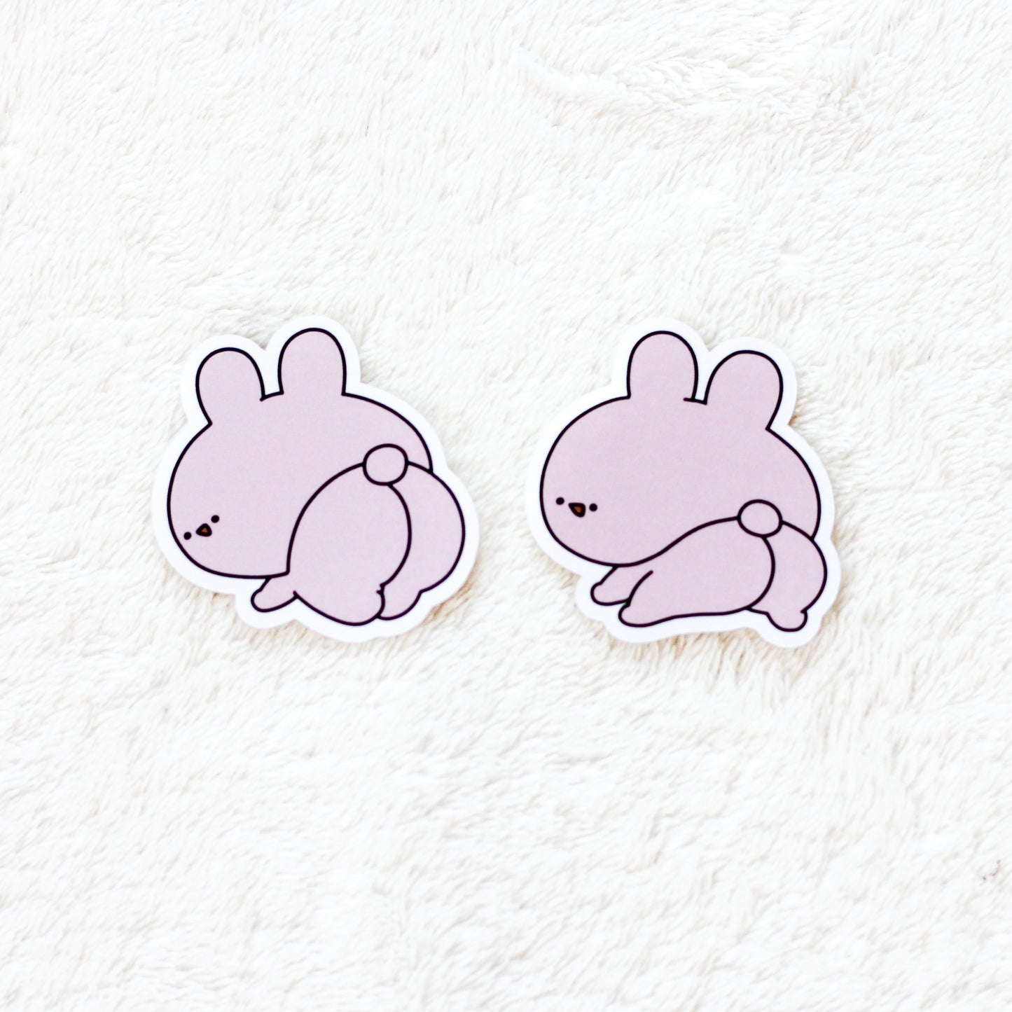 [ASAMIMI-CHAN 】Butt appeal❣ Set of 2 stickers [Shipping in mid-November]