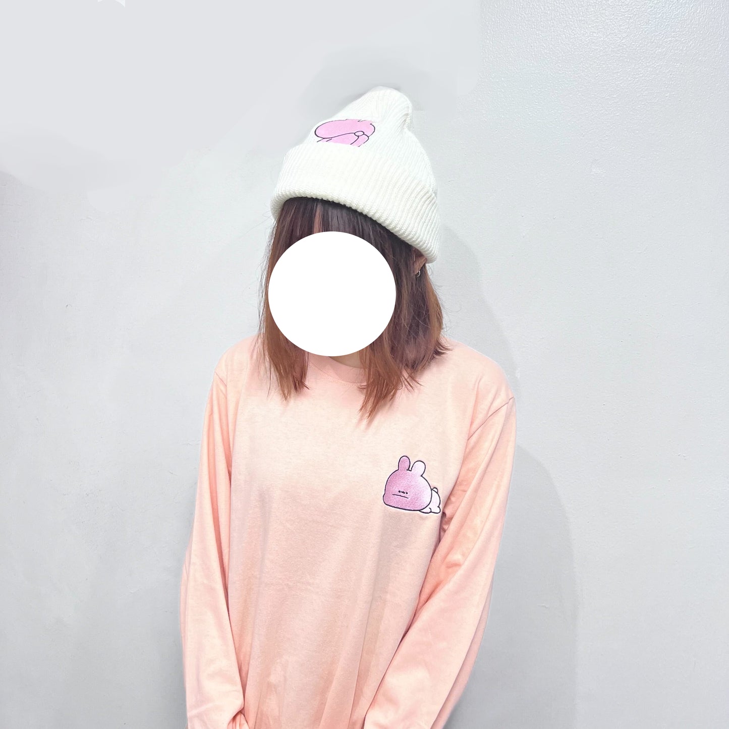 [ASAMIMI-CHAN 】Butt appeal❣ Embroidered beanie [Shipping in mid-November]