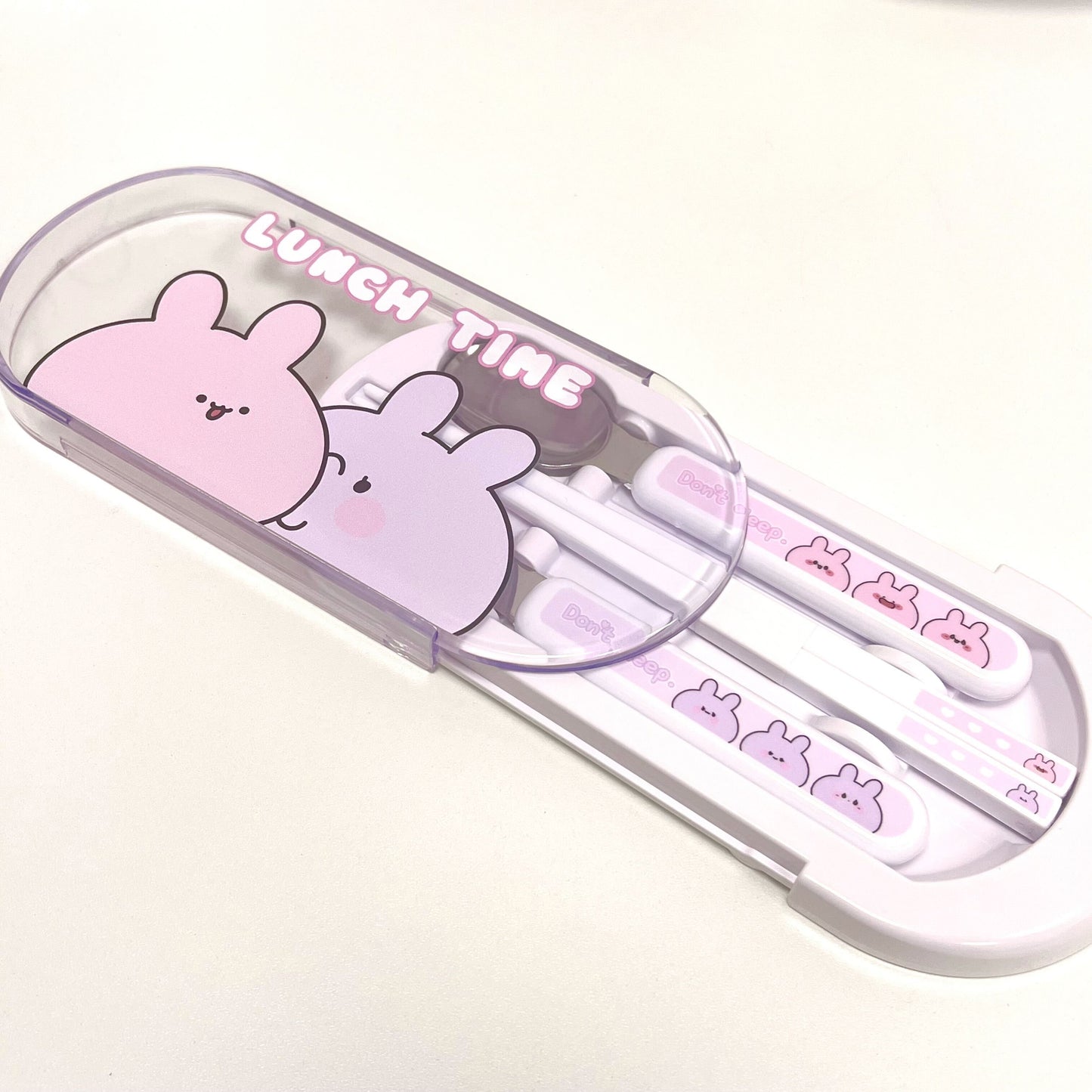 [Asamimi-chan] 3-piece cutlery set (Amulet for you! Series) [Shipped in mid-March]