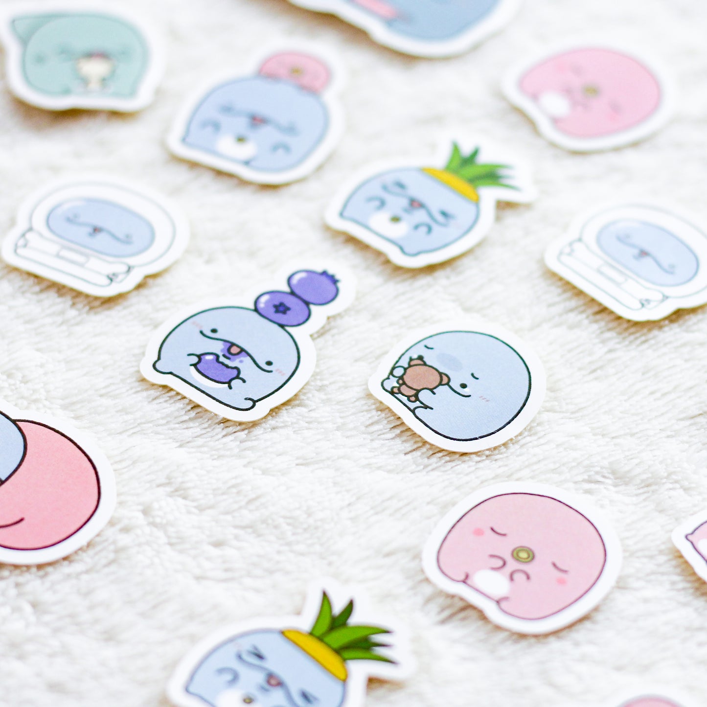 [OYAKOIRUKA ] Add a little something extra to your diary or letter! Flake stickers [Shipping in mid-November]