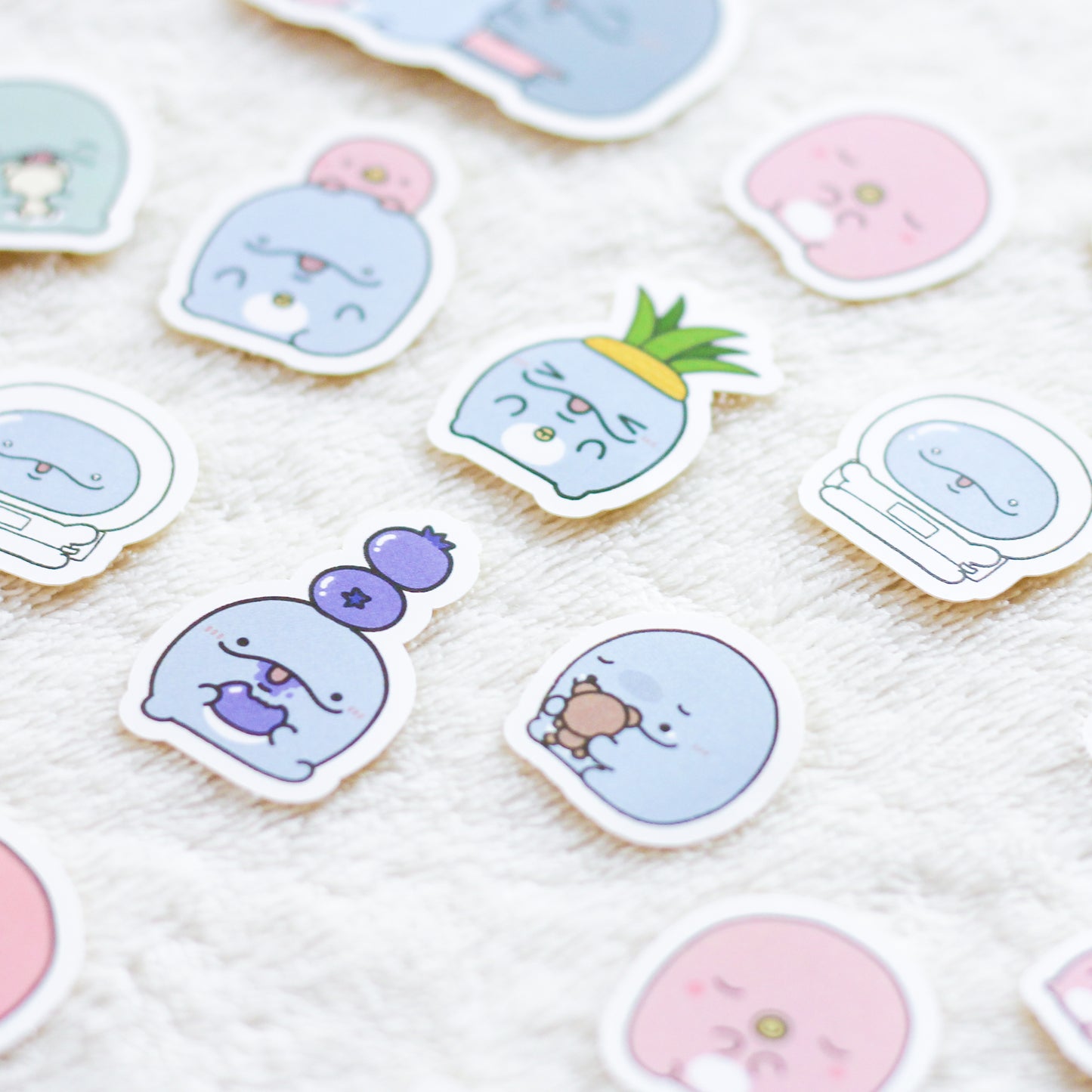 [OYAKOIRUKA ] Add a little something extra to your diary or letter! Flake stickers [Shipping in mid-November]