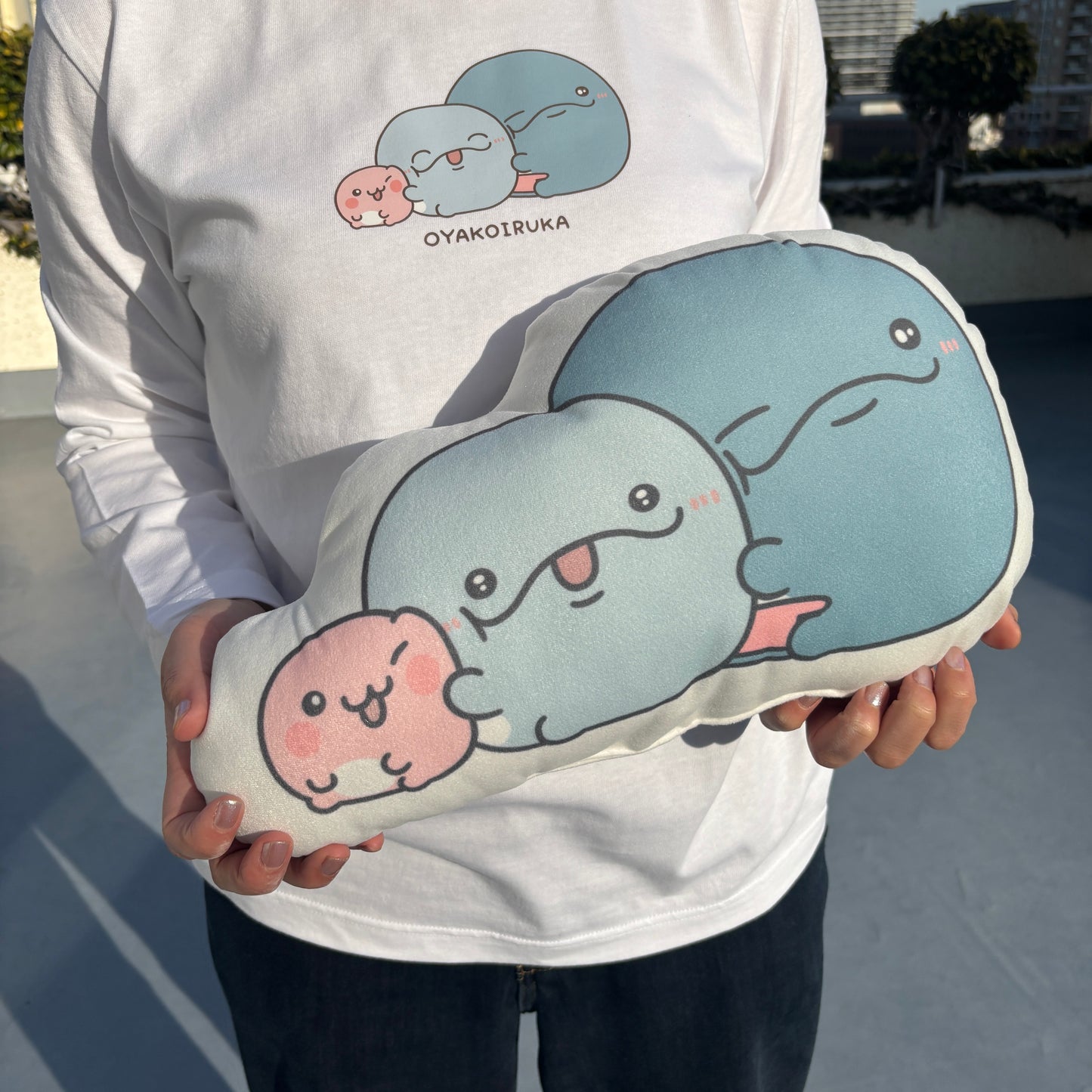 [OYAKOIRUKA] Die-cut Cushion [Shipping in mid-March]