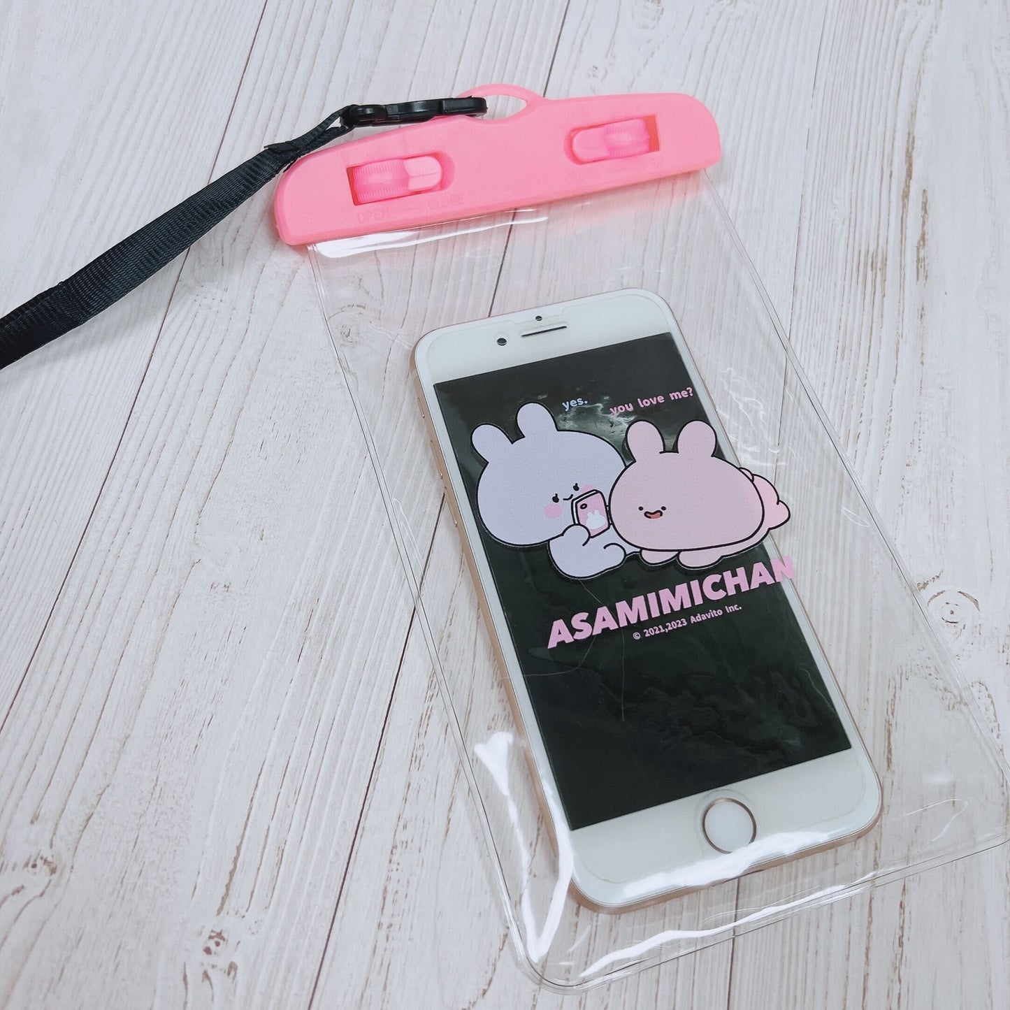 [Asamimi-chan] Étui étanche pour smartphone (Asamimi BASIC mai) [Expédié mi-juillet]