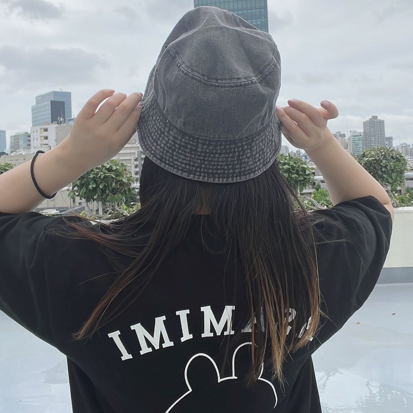 [Asamimi-chan] Cappello da pescatore in denim (Asamimi BASIC maggio) [Spedito a metà luglio]
