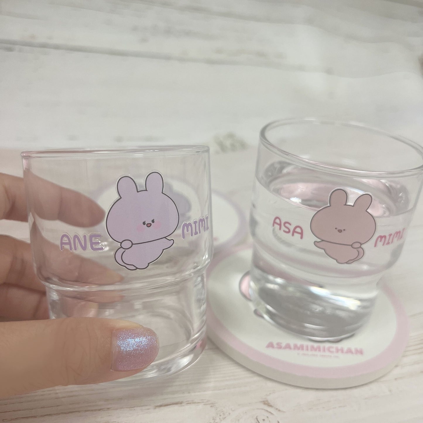 [Asamimi-chan] Water glass (Asamimi BASIC May) [Shipped in mid-July]
