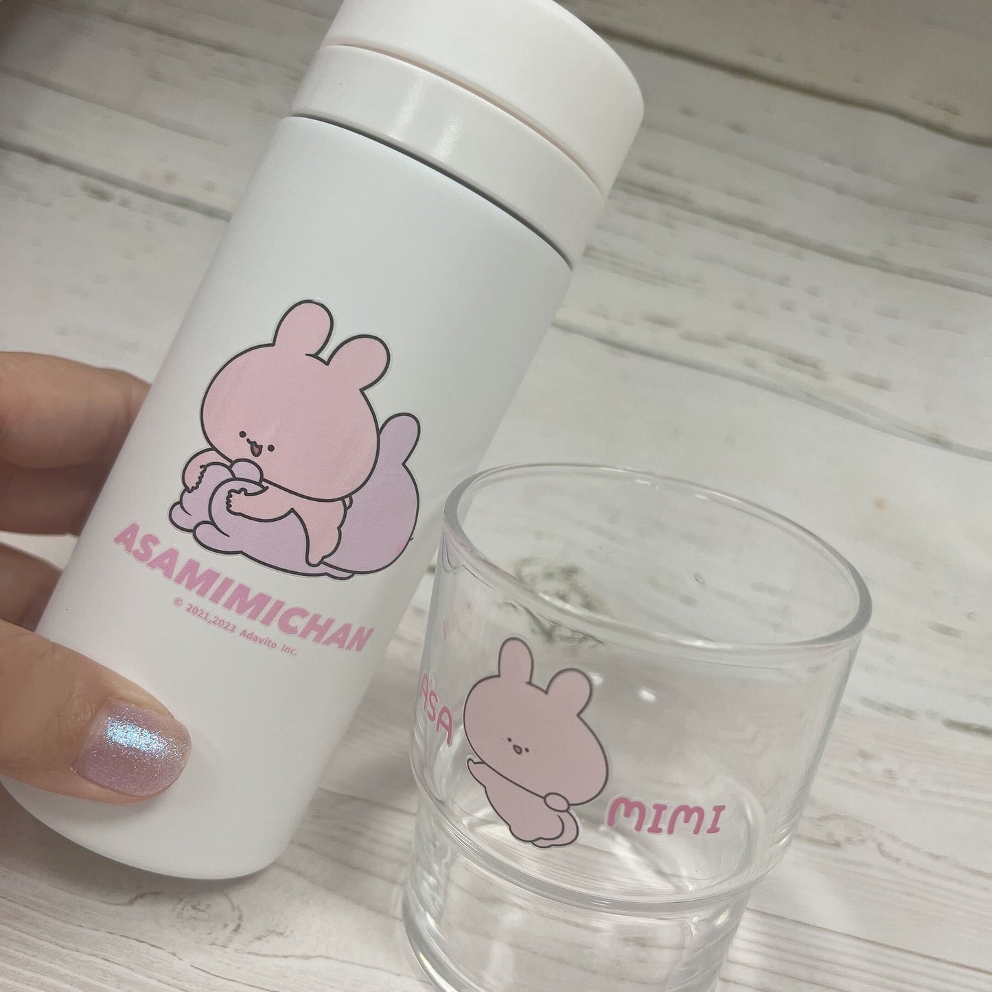 [Asamimi-chan] Water glass (Asamimi BASIC May) [Shipped in mid-July]