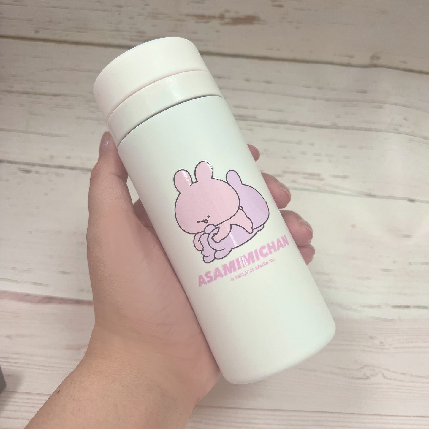 [Asamimi-chan] Stainless Steel Thermo Bottle (Asamimi BASIC May) [Shipped in mid-July]