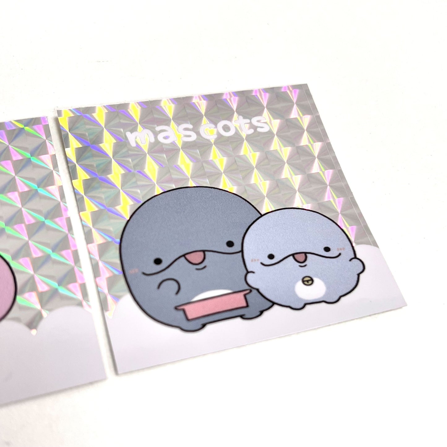 [ASAMIMI-CHAN 】3-character collaboration! Complete set of square holographic stickers (ASAMIMI BASIC 2024 March)