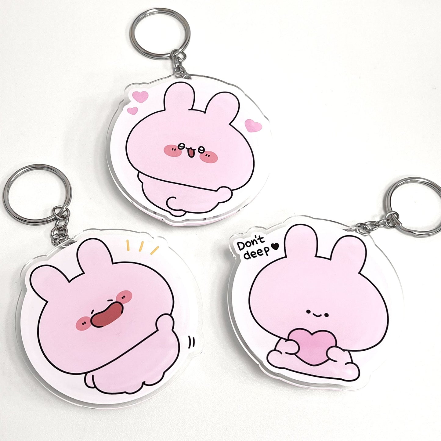 [ASAMIMI-CHAN] Key chain with voice (don't deep) (ASAMIMI BASIC 2024 March)