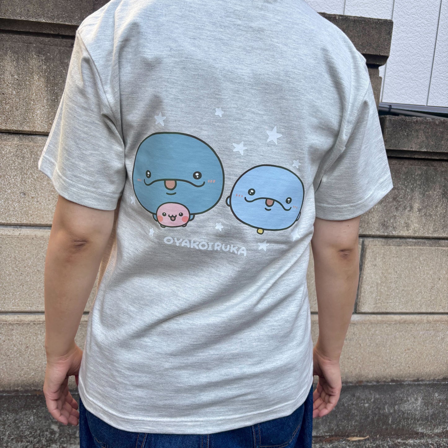 [OYAKOIRUKA] Beidseitig bedrucktes T-Shirt [Versand Ende Juli]