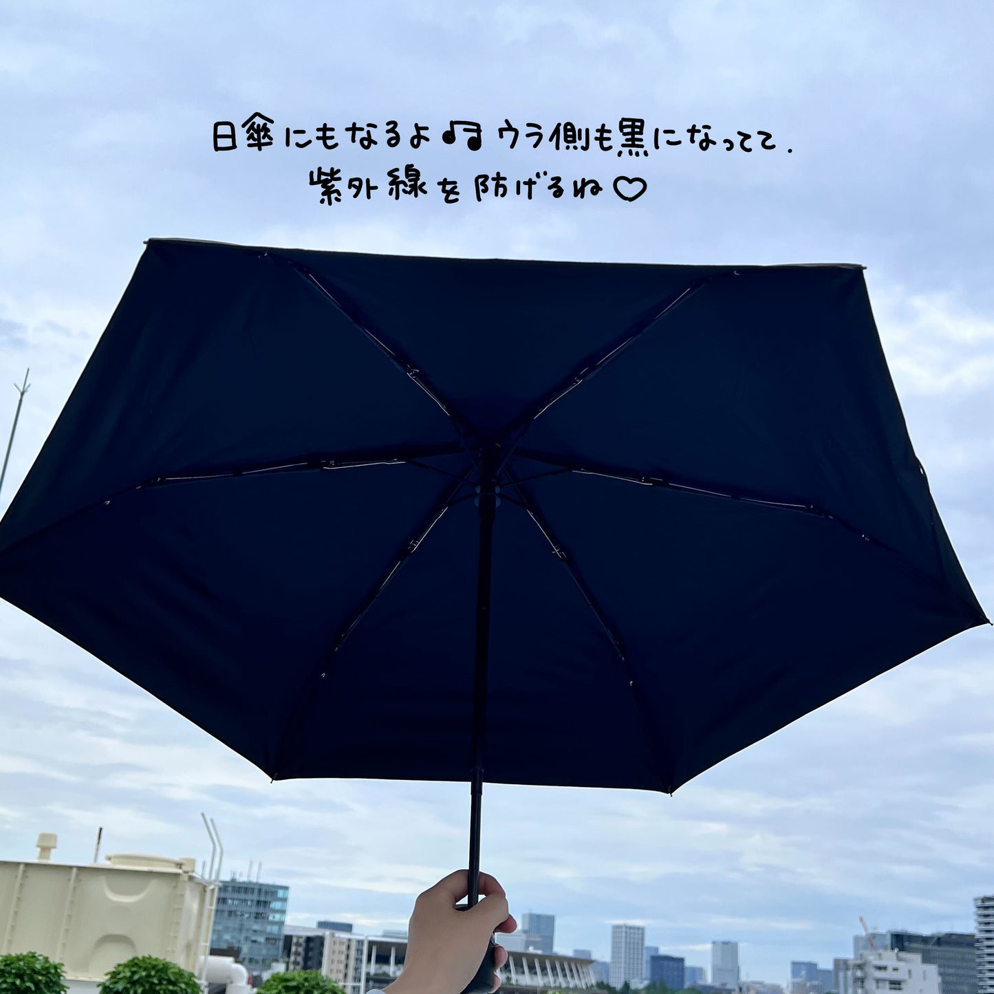 [Asamimi-chan] 折疊傘（防曬防雨）[6月中旬出貨]（ASAMIMI BASIC 2024年4月）