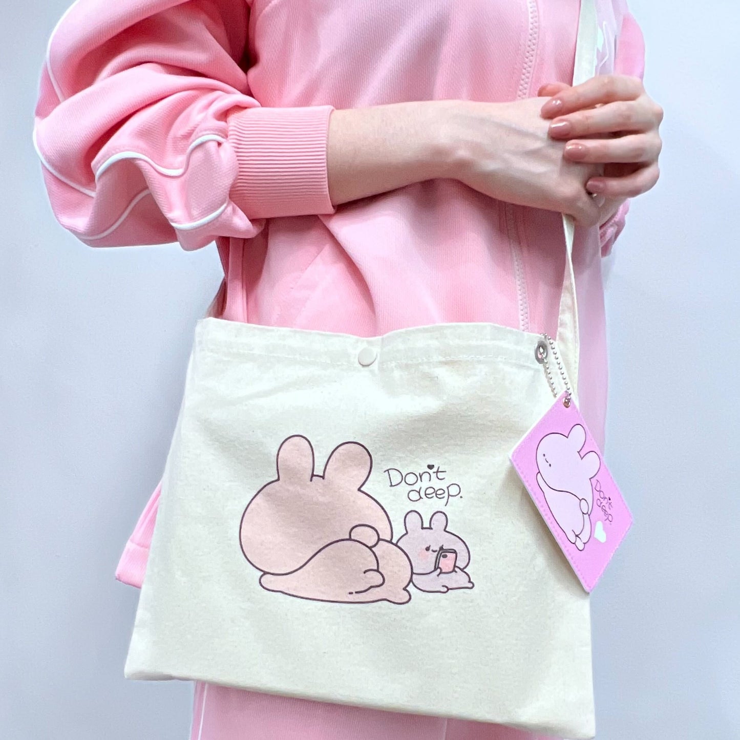 [Asamimi-chan] Spingi! Borsa con occhielli [spedita a metà giugno] (ASAMIMI BASIC 2024 APRILE)