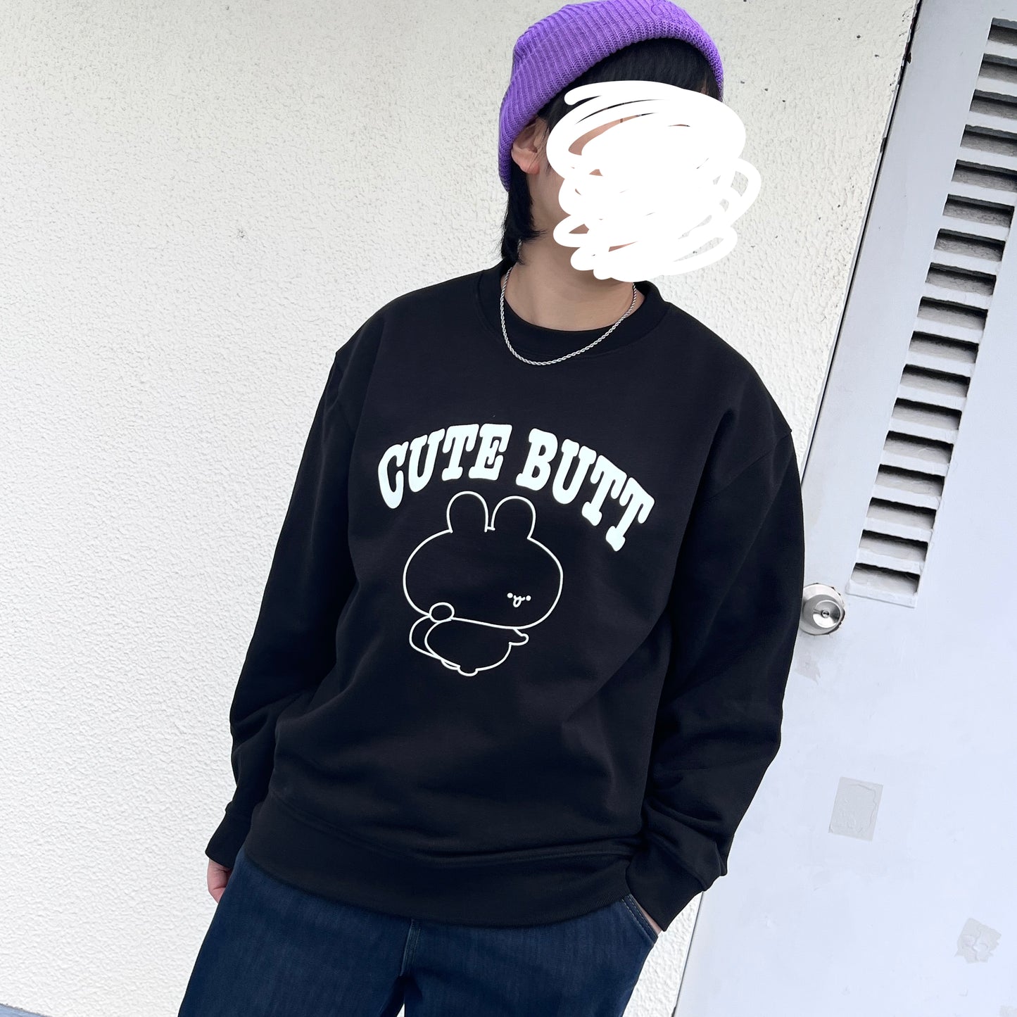 [ASAMIMICHAN] Felpa CUTE BUTT [Spedizione a metà febbraio]
