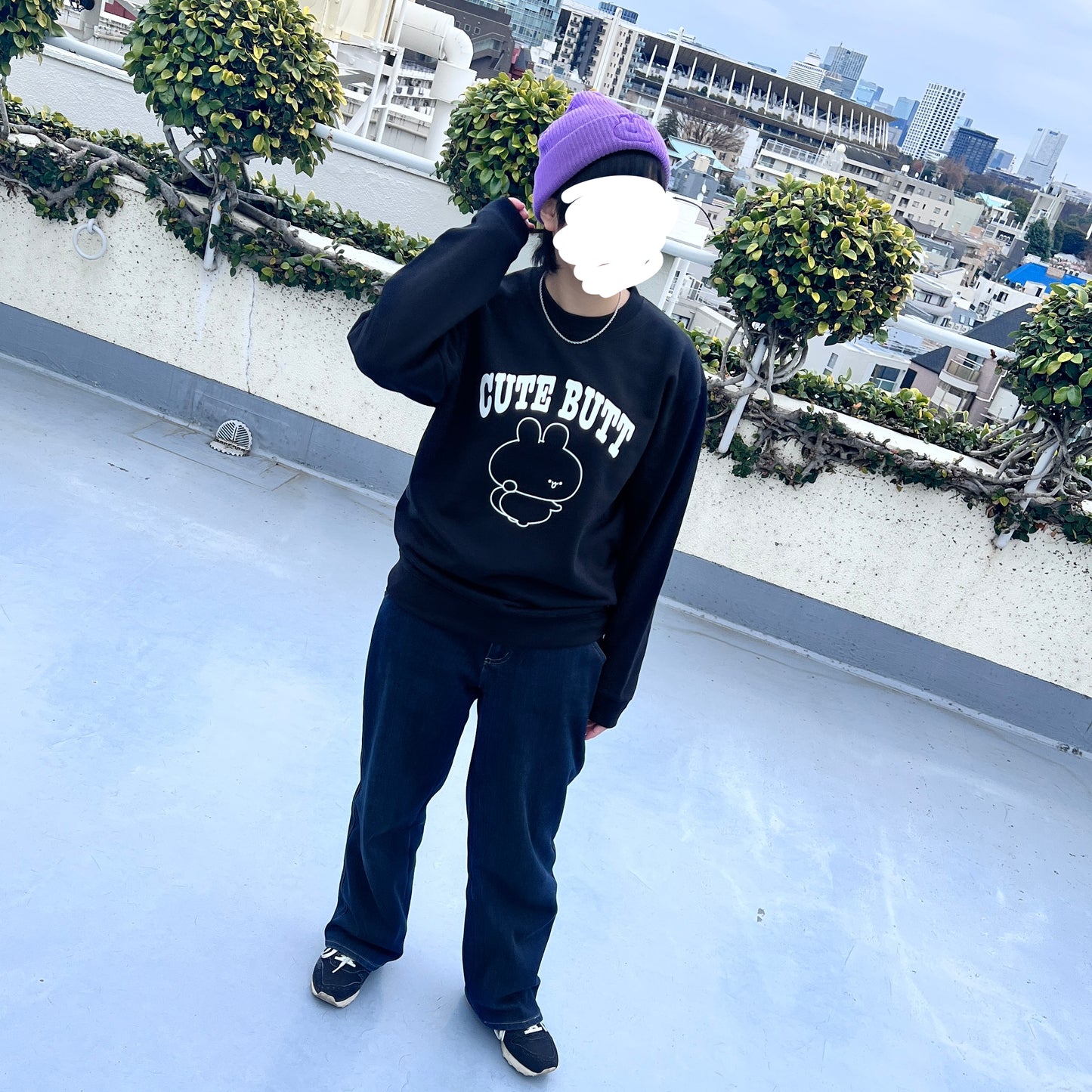 [ASAMIMICHAN] Felpa CUTE BUTT [Spedizione a metà febbraio]