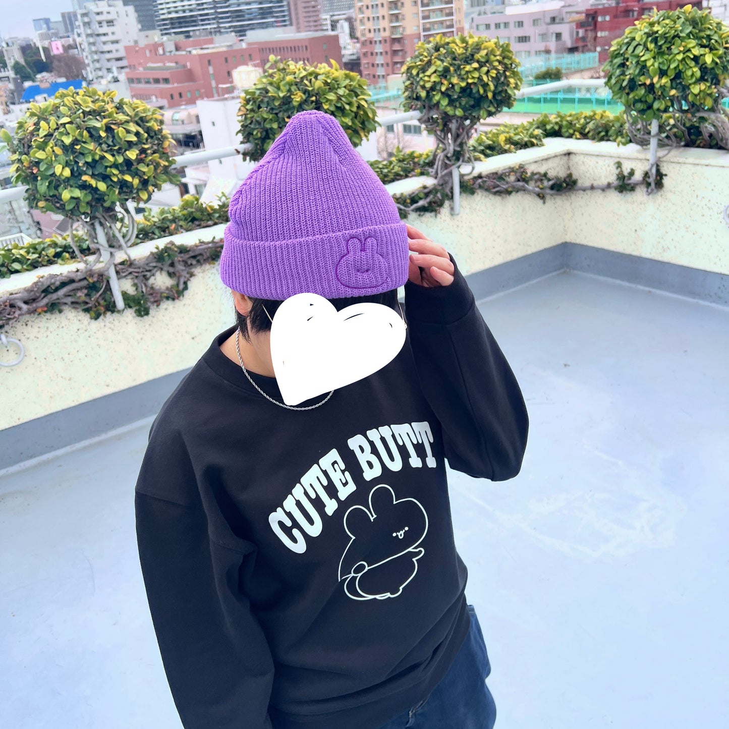 [ASAMIMICHAN] Felpa CUTE BUTT [Spedizione a metà febbraio]