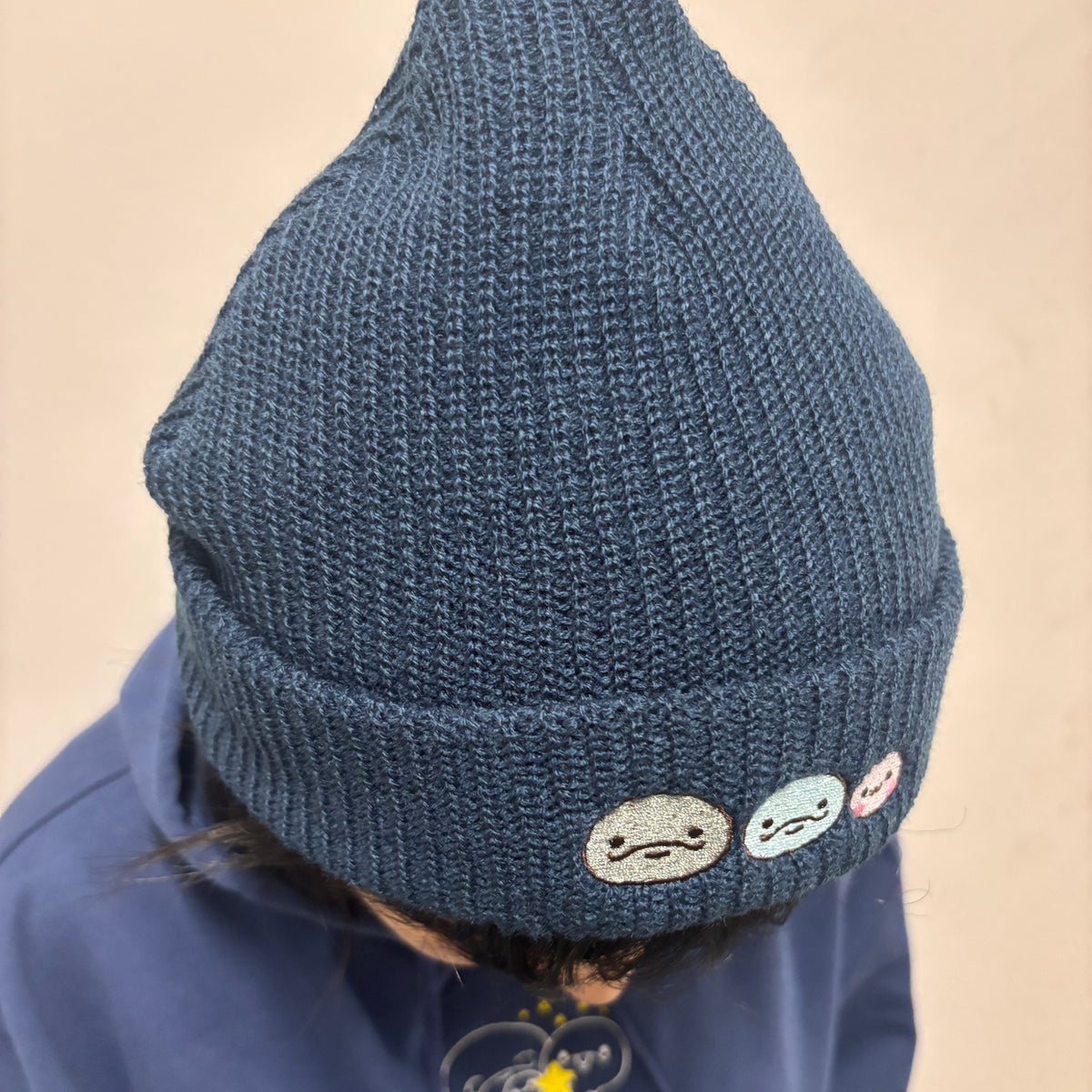 [OYAKOIRUKA] Gorro de punto bordado [Envío a finales de noviembre]