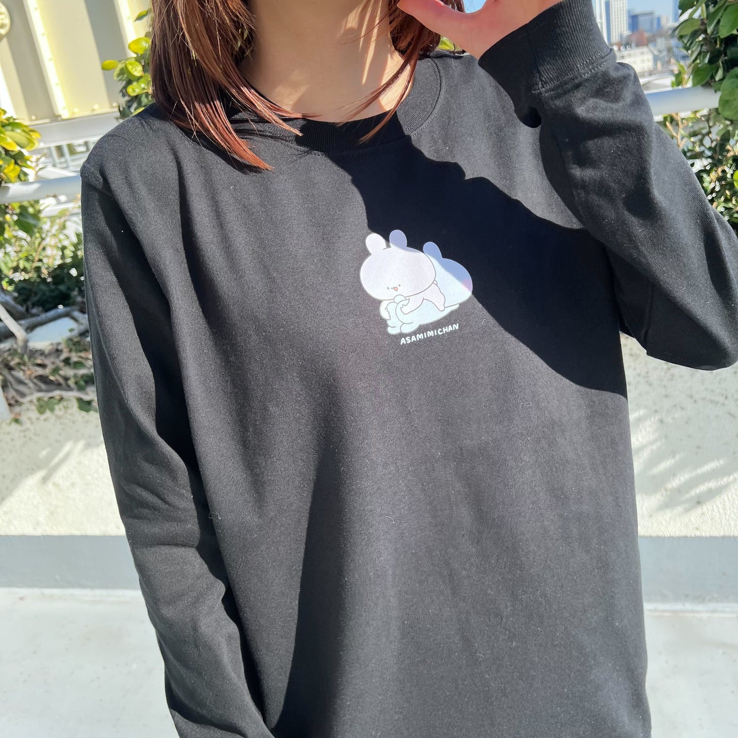 【あさみみちゃん】おしりシスターズ♡長袖プリントTシャツ【2月中旬発送】