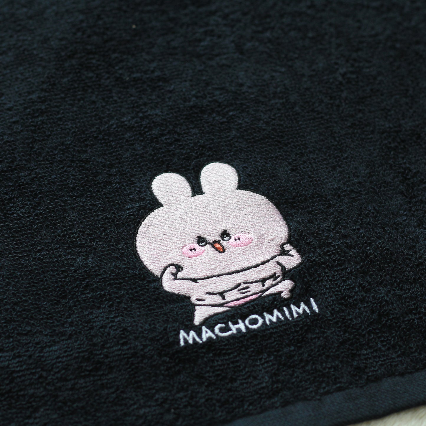 【あさみみちゃん】まちょみみ刺繍タオル【8月下旬発送】