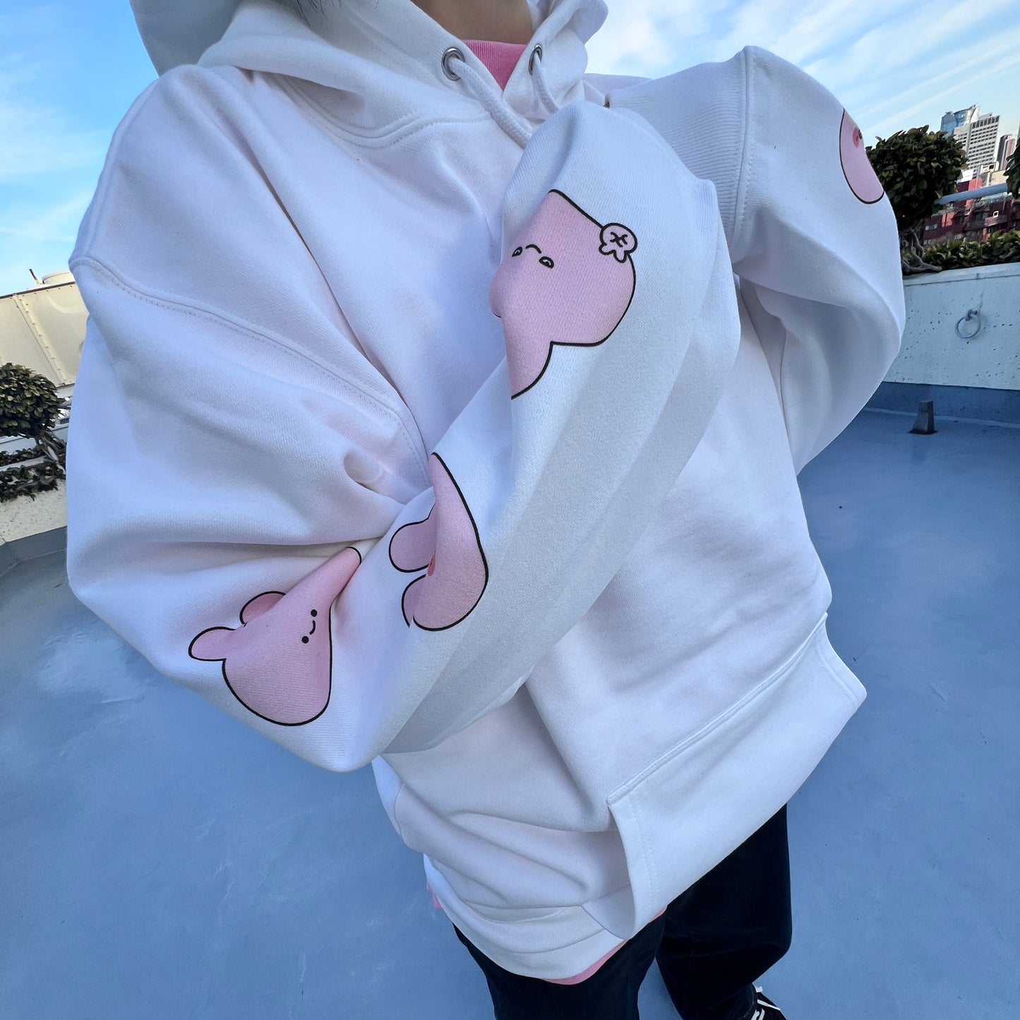 [ASAMIMICHAN] Hoodie Gotsu-mori❣️ (avec bromide en bonus) [Expédition mi-mars]