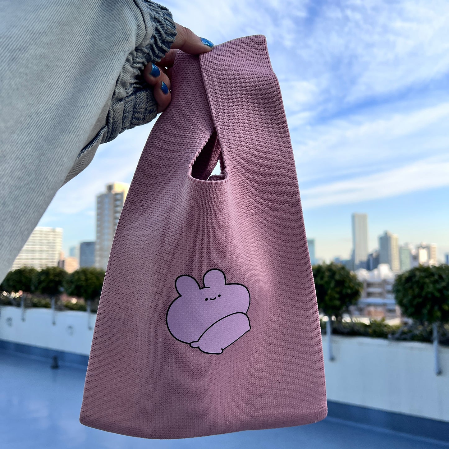 【あさみみちゃん】ニットバッグ【3月中旬発送】