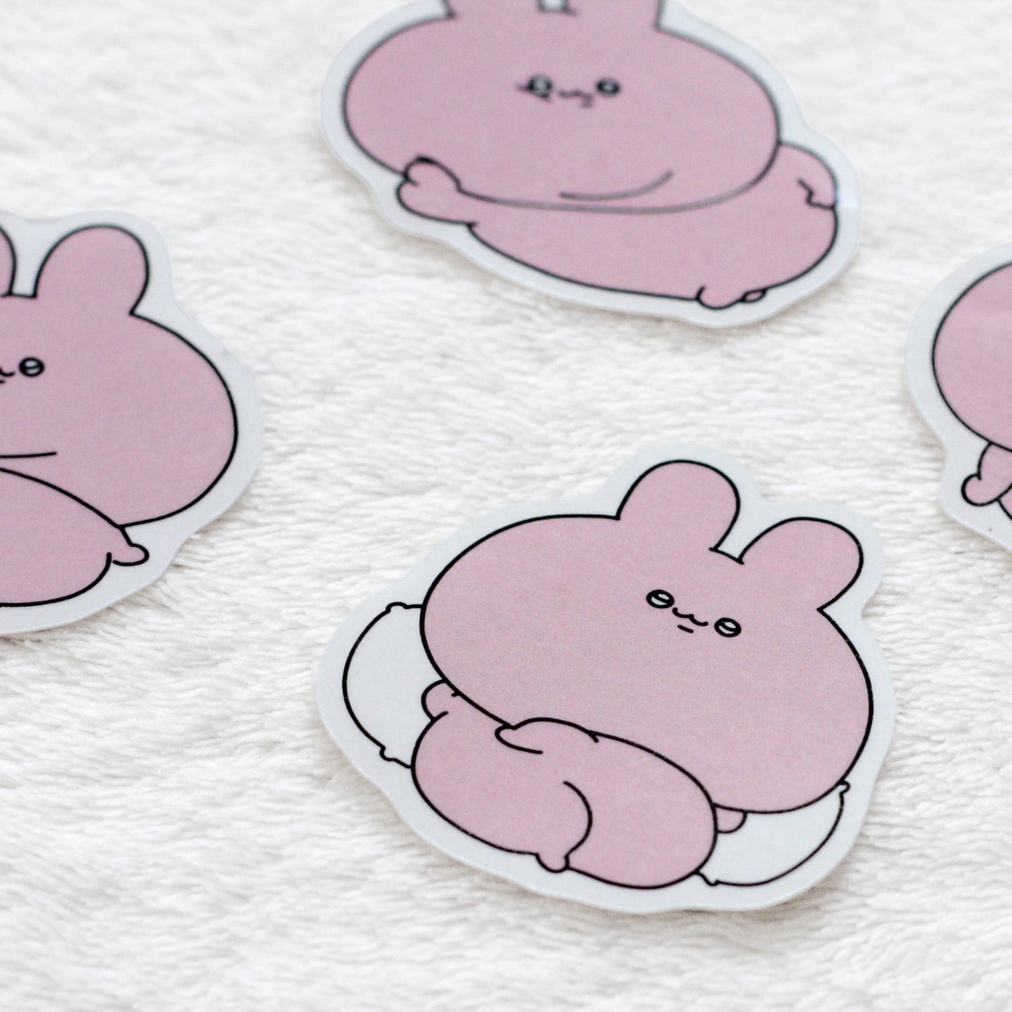 [ASAMIMICHAN] Pummeliges Sticker-Set (5er-Pack) [Versand Ende Oktober]