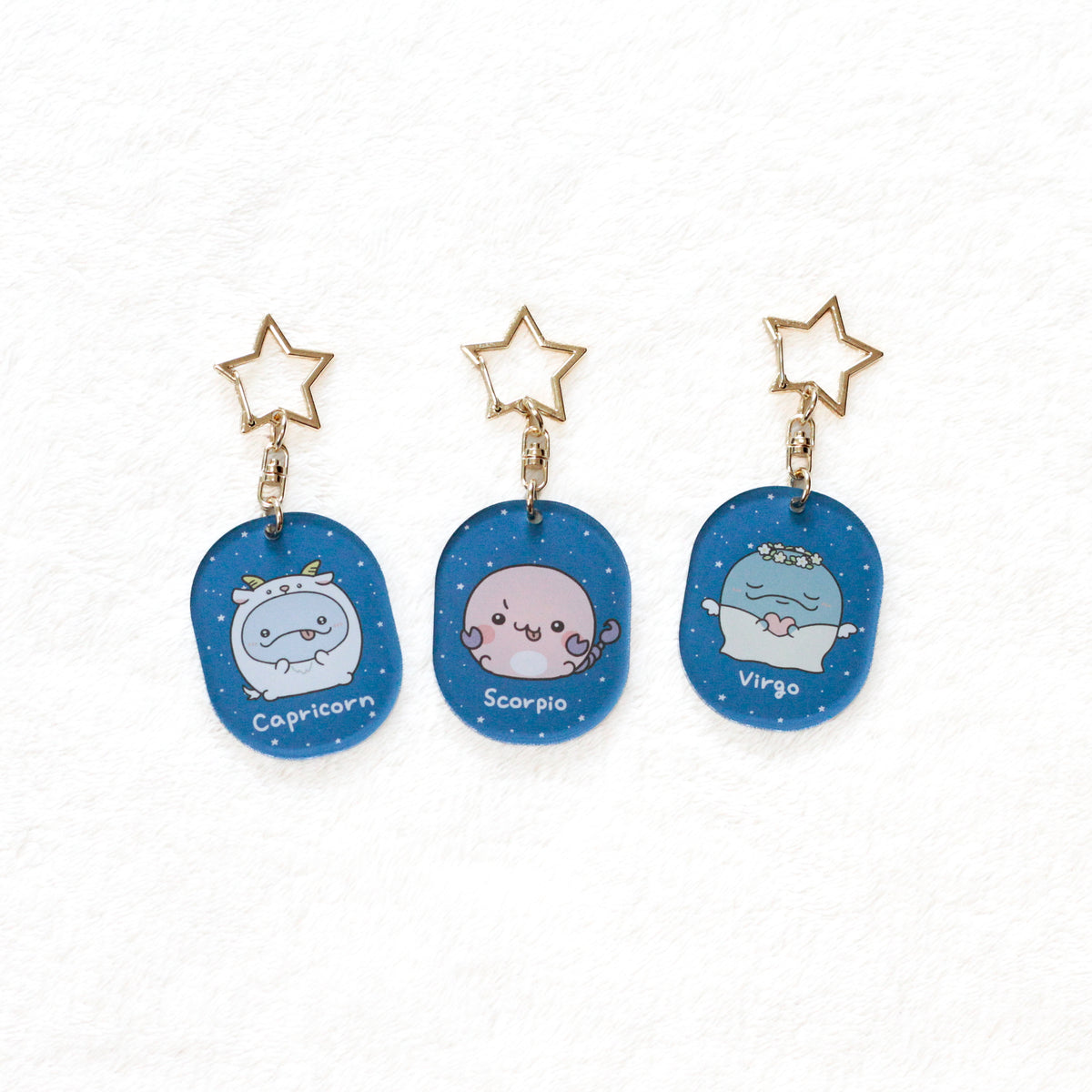 [OYAKOIRUKA] 12 Zodiac Acrylic Keychain [Shipping in late-October]