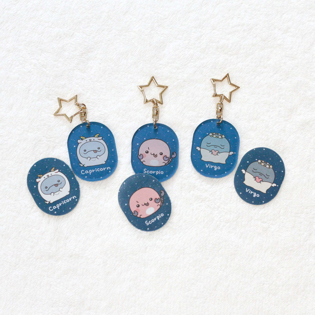 [OYAKOIRUKA] 12 Zodiac Acrylic Keychain [Shipping in late-October]