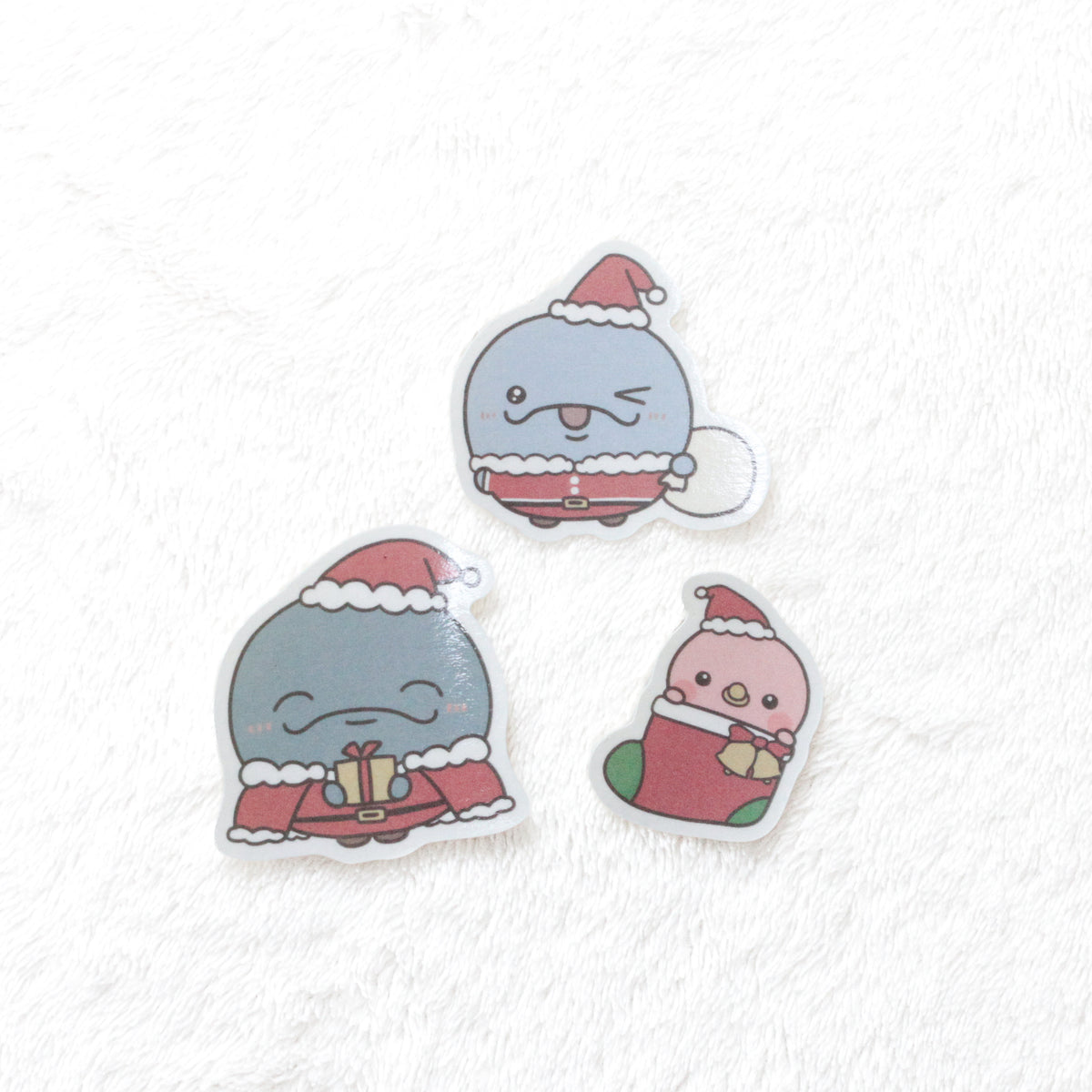 [OYAKOIRUKA] Set of Christmas stickers (3 pieces) [Expédition fin novembre]