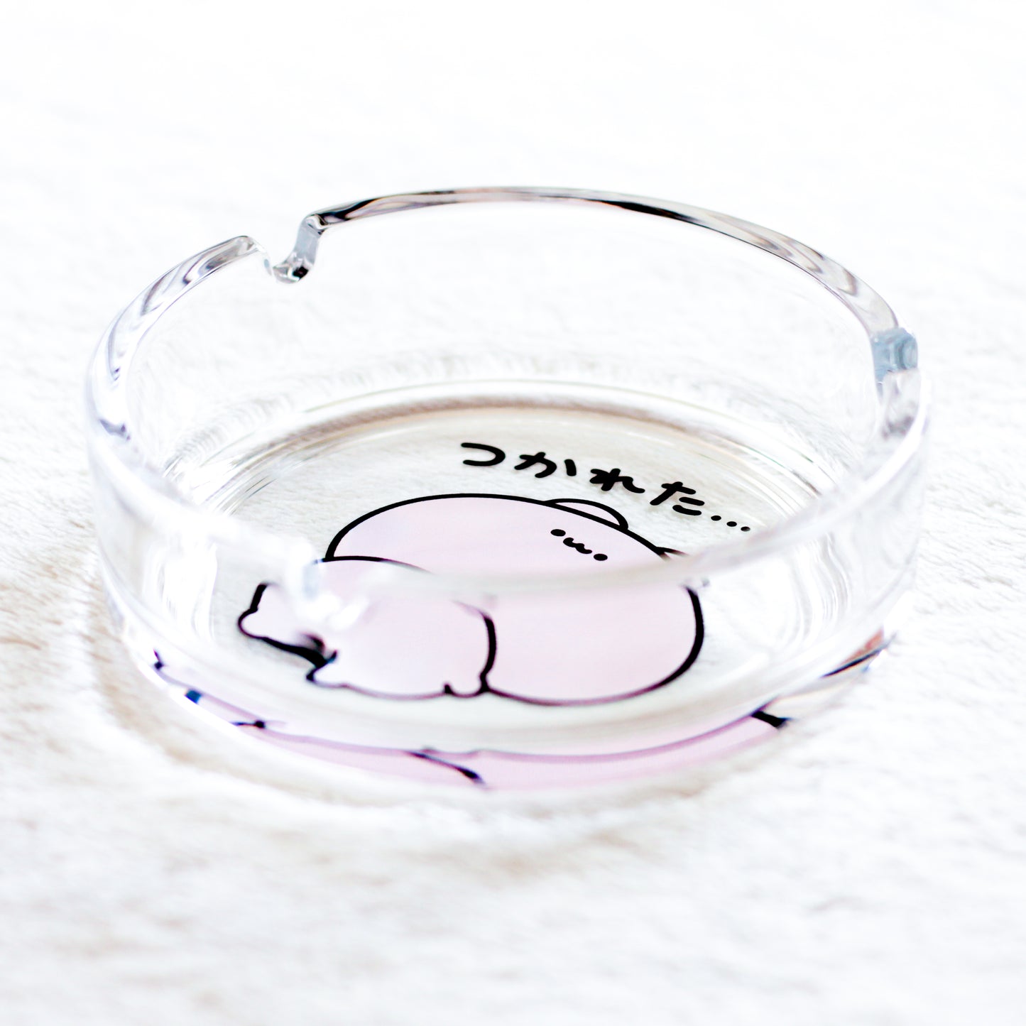 [ASAMIMICHAN] Glass Ashtray for When You're Tired