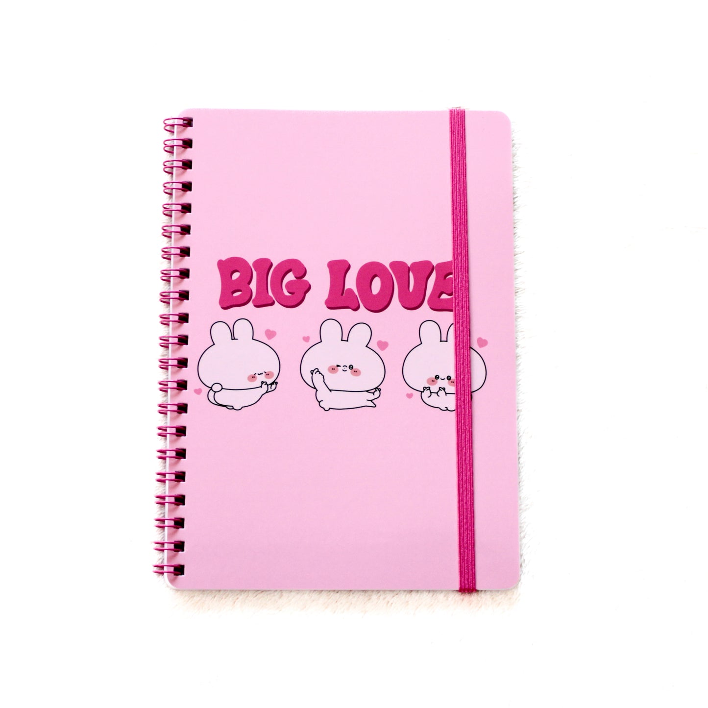 [ASAMIMICHAN] BIG LOVE♡ Ring Notebook with Elastic Band