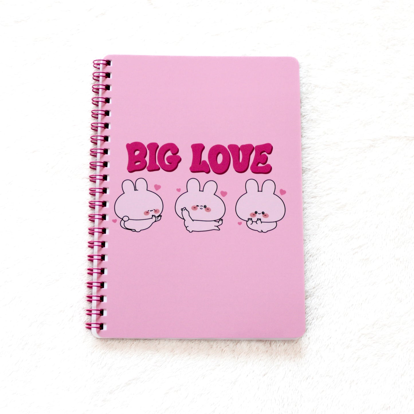 [ASAMIMICHAN] BIG LOVE♡ Ring Notebook with Elastic Band