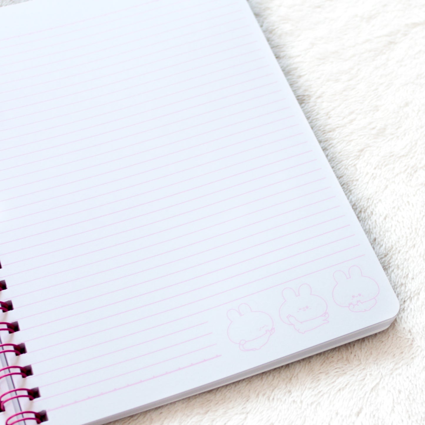 [ASAMIMICHAN] BIG LOVE♡ Ring Notebook with Elastic Band