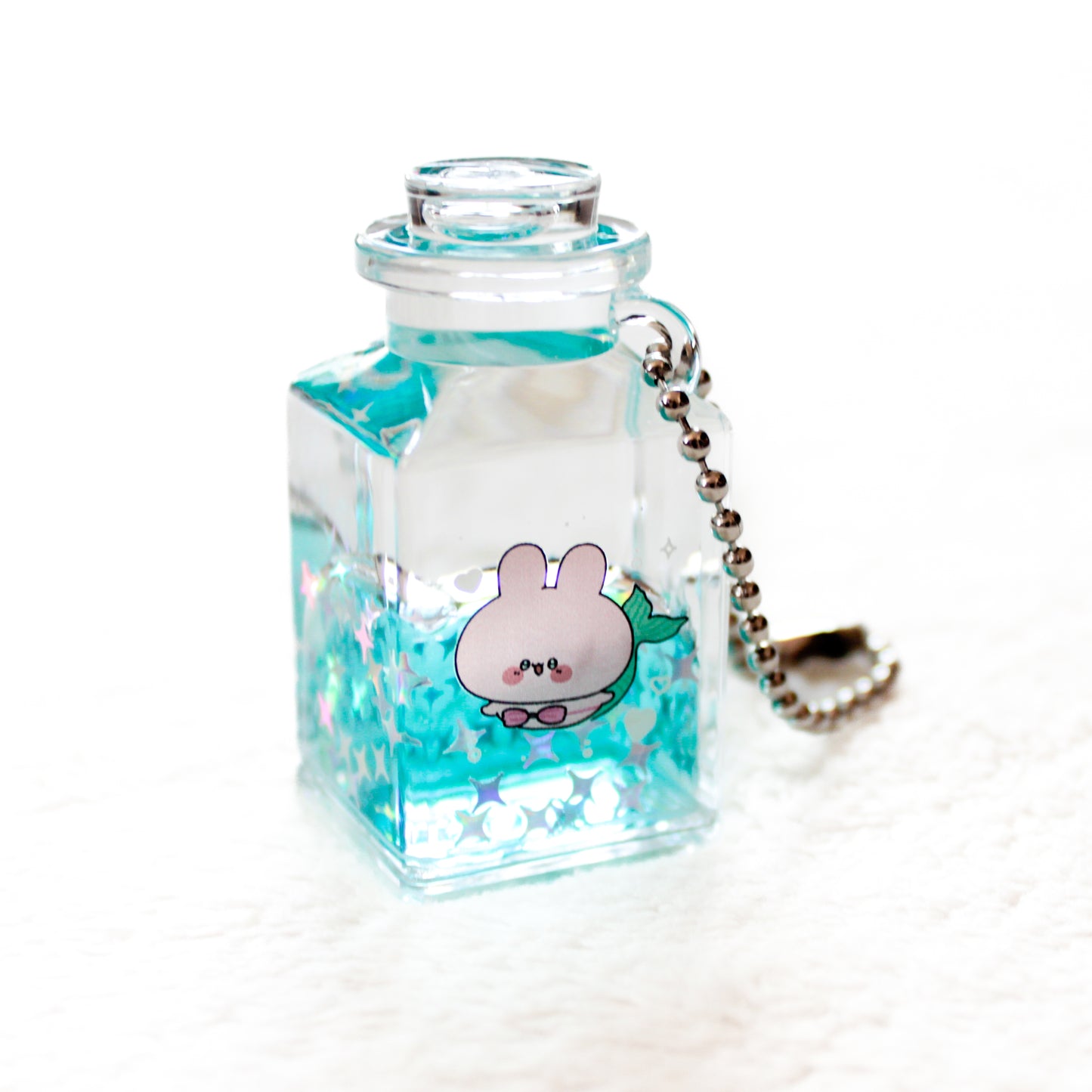 [ASAMIMICHAN] Mermaid Asamimi Liquid Keychain