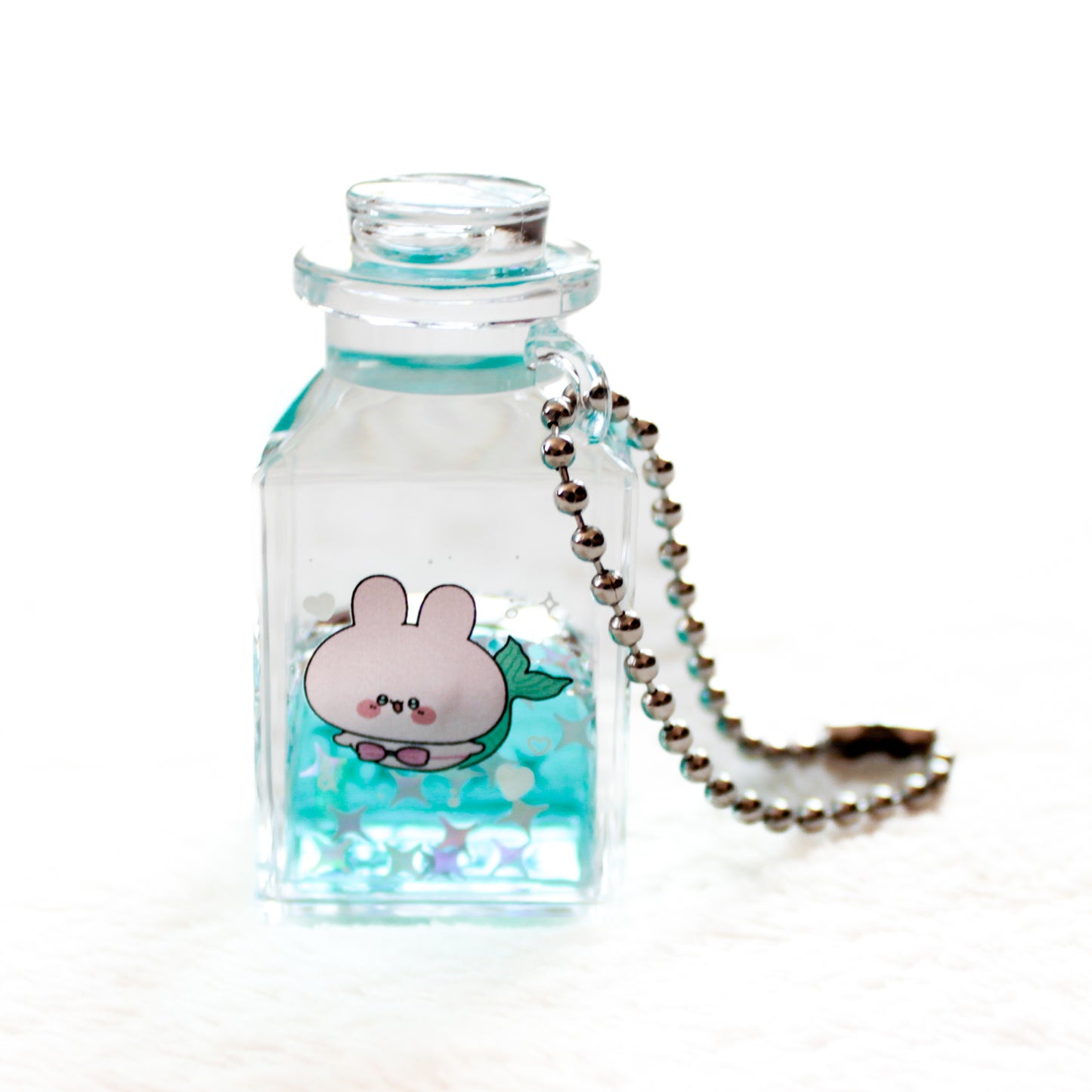 [ASAMIMICHAN] Mermaid Asamimi Liquid Keychain