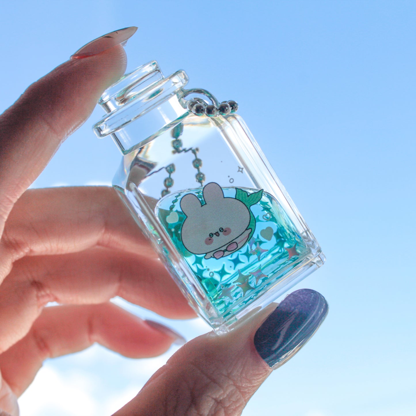 [ASAMIMICHAN] Mermaid Asamimi Liquid Keychain