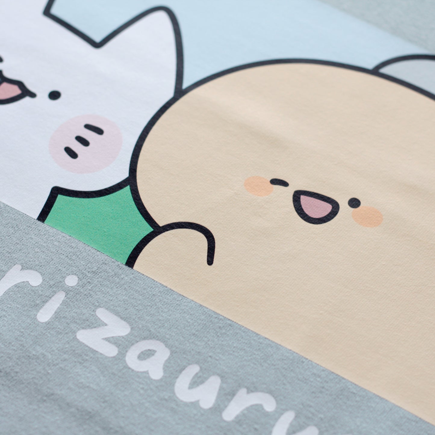 [KOMARIZAURUSU]雙人印花長袖T恤[10月中旬出貨]