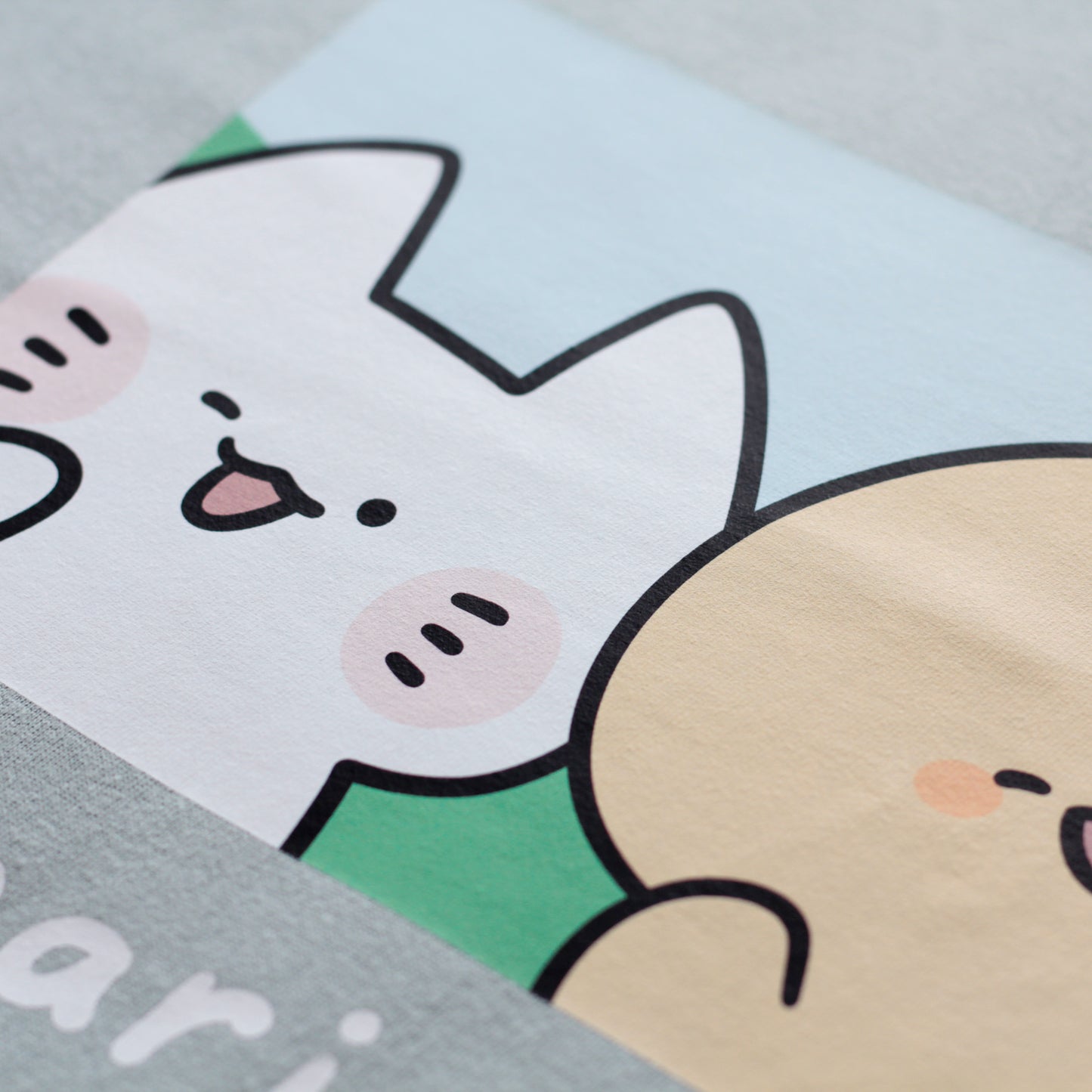 [KOMARIZAURUSU]雙人印花長袖T恤[10月中旬出貨]