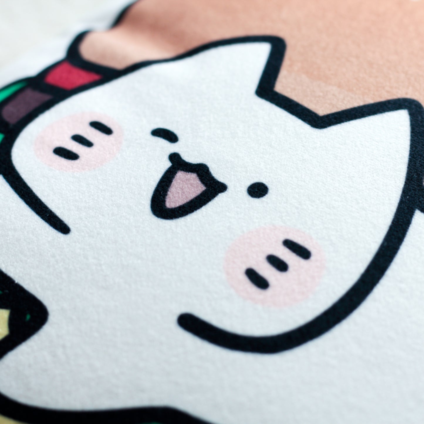 [KOMARIZAURUSU] Hamburger 🍔 Big Die-Cut Cushion [Shipping in mid-October]