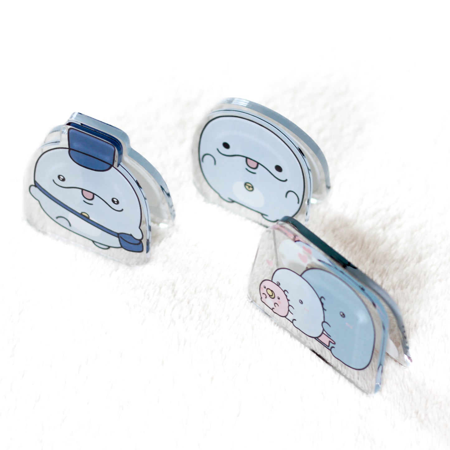 【親子イルカ】選べる♪アクリルメモスタンド（全3種）【10月中旬発送】