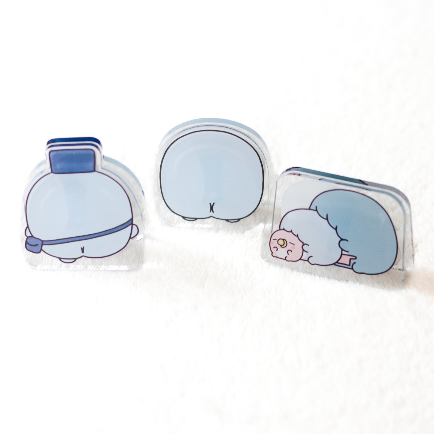 【親子イルカ】選べる♪アクリルメモスタンド（全3種）【10月中旬発送】