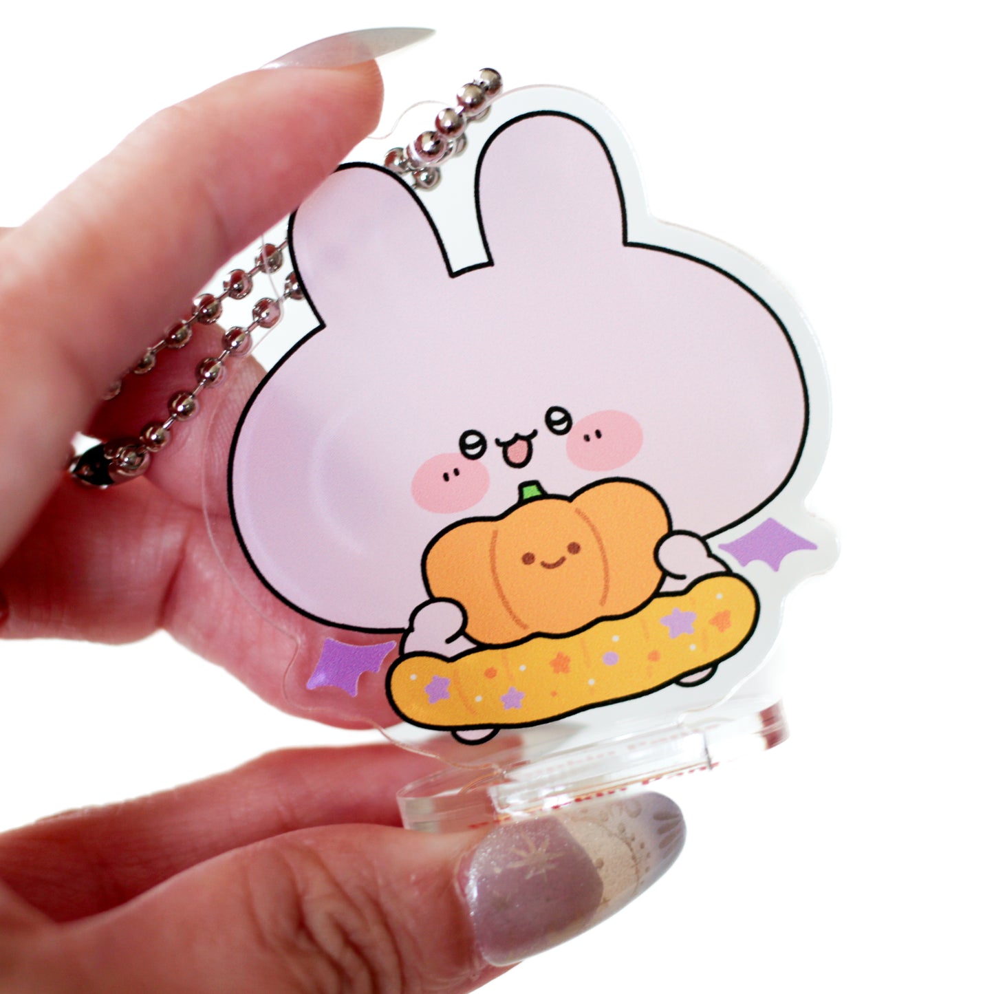 [ASAMIMICHAN] Segreto incluso♪ Portachiavi acrilico con supporto casuale di Halloween (5 tipi in totale) [Spedizione a metà ottobre]