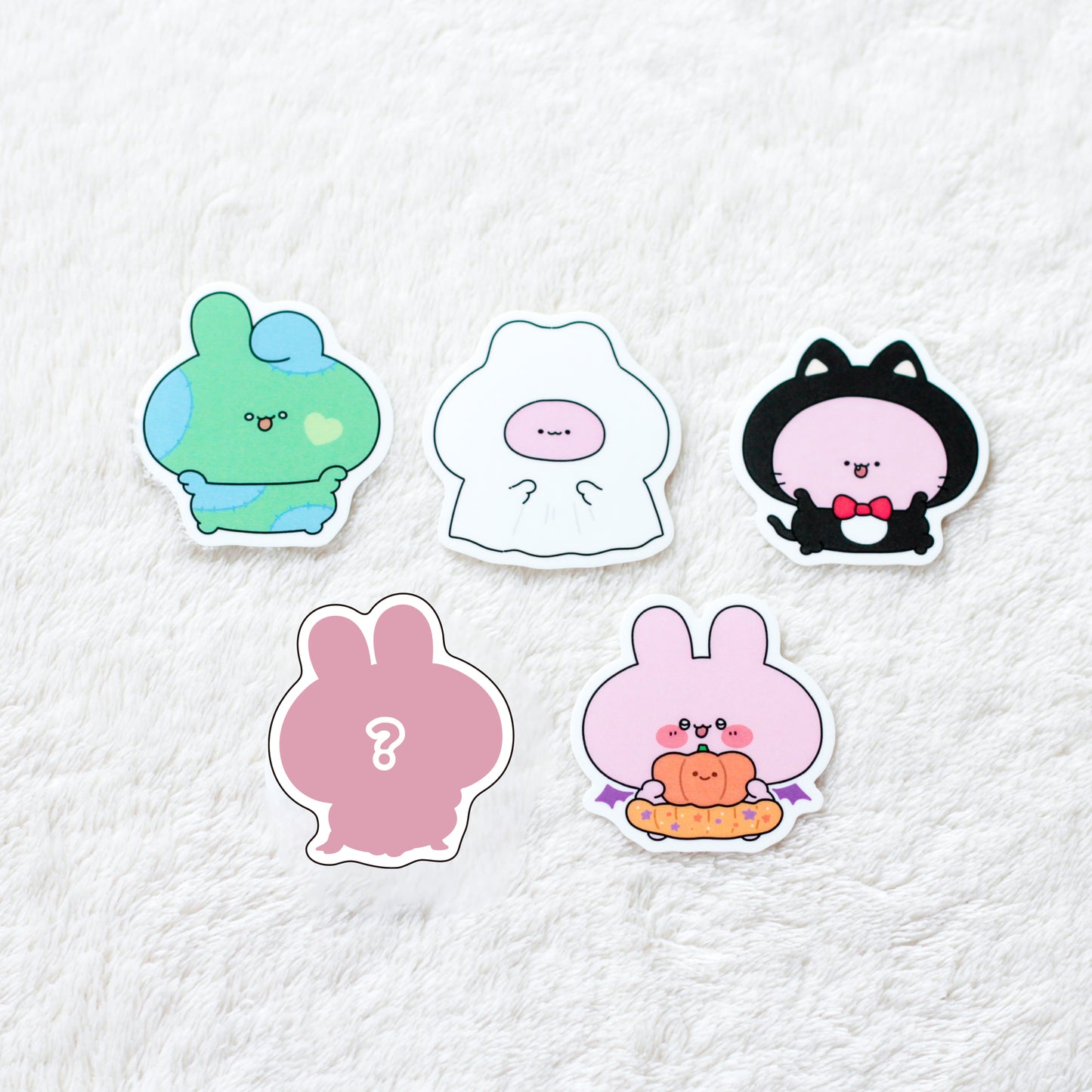 [ASAMIMICHAN] Secret inclus ♪ Autocollant Halloween aléatoire (5 types au total)