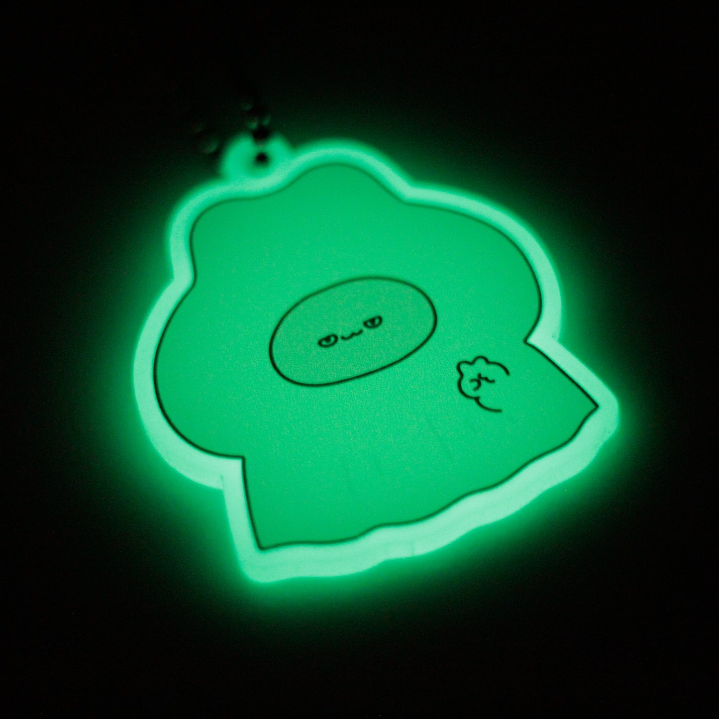 [ASAMIMICHAN] Ghost Asamimi portachiavi acrilico luminescente [Spedizione a metà ottobre]