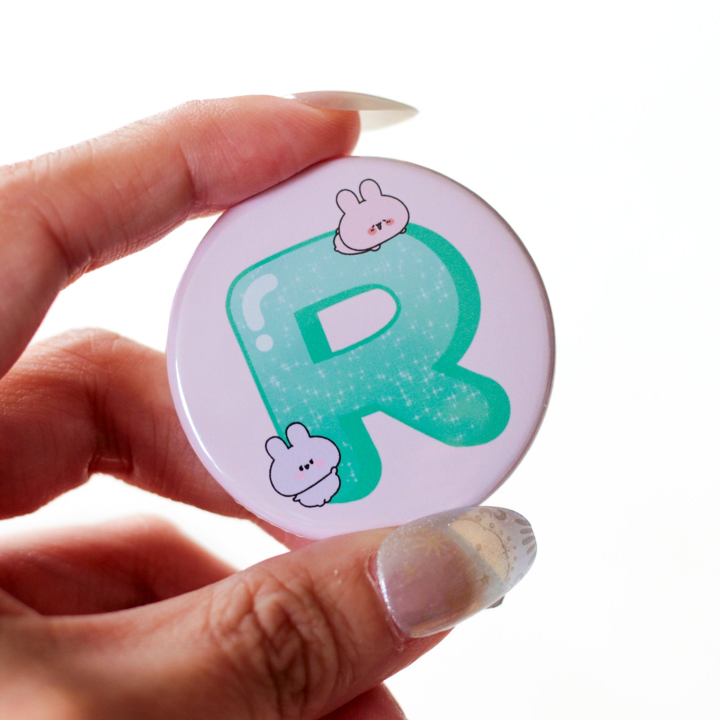 [ASAMIMICHAN] ASAMIMI ALPHABET♡Anstecker [Versand Mitte Oktober]