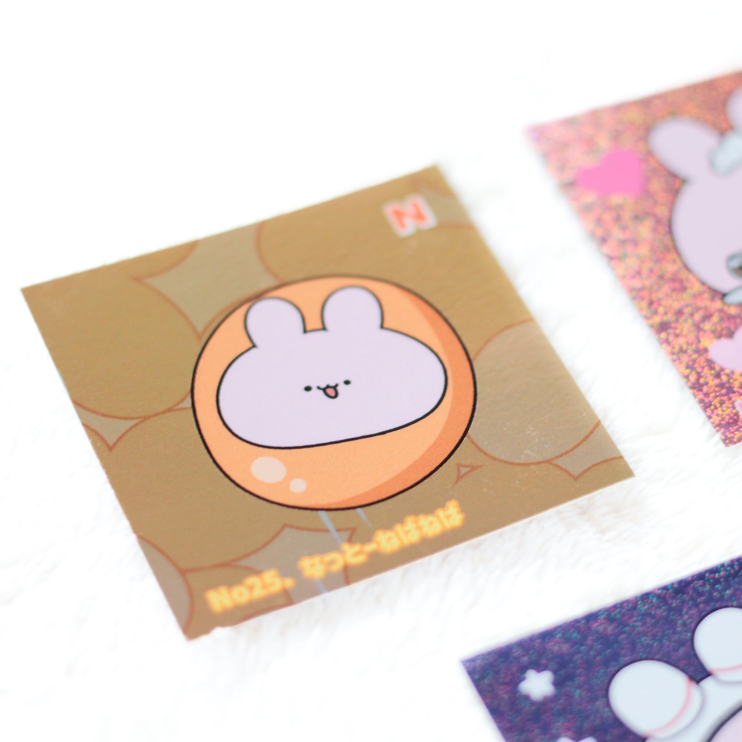 [ASAMIMICHAN] Random Square Holo Sticker Vol. 5 (6 types total) 