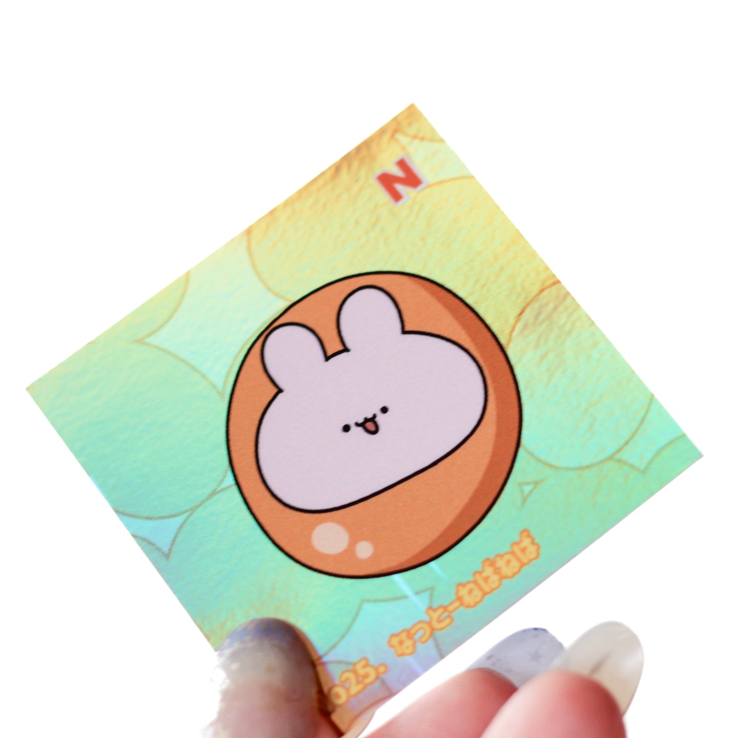 [ASAMIMICHAN] Random Square Holo Sticker Vol. 5 (6 types total) 