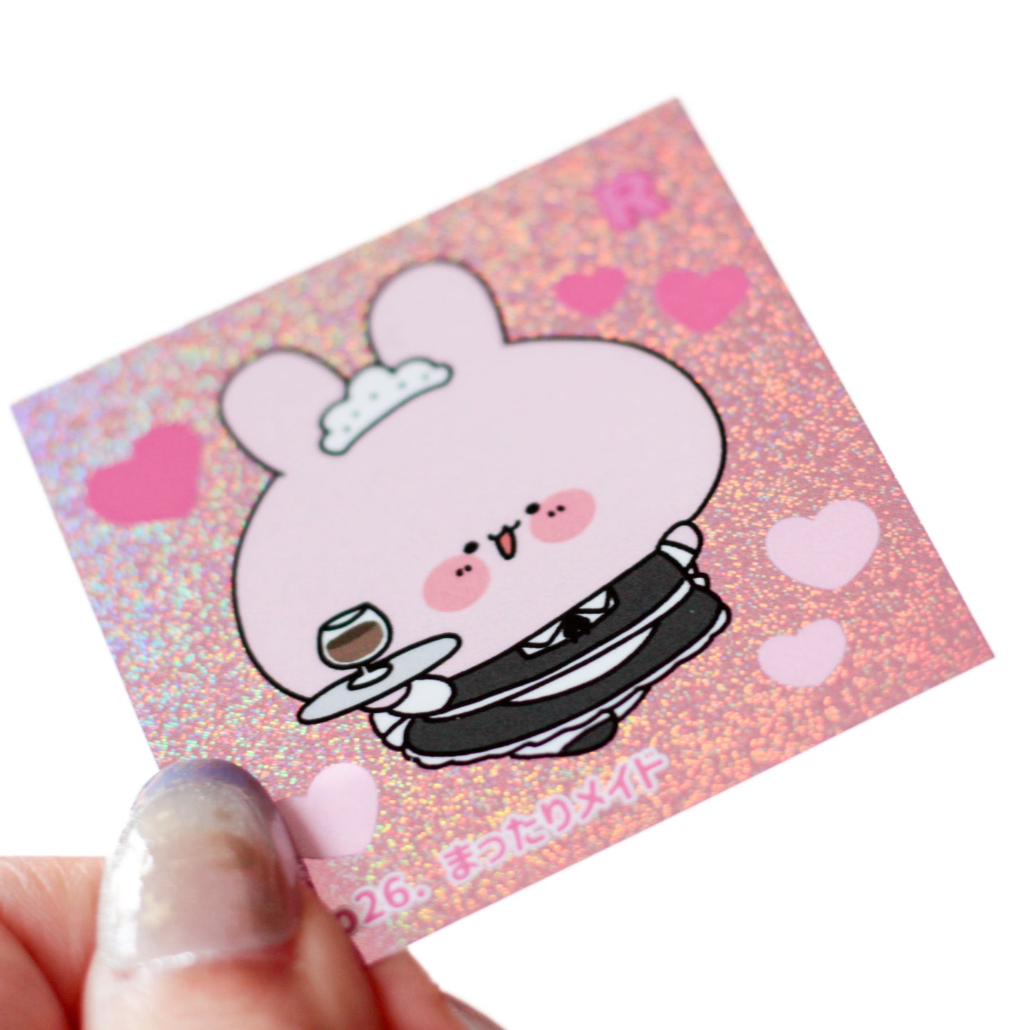 [ASAMIMICHAN] Random Square Holo Sticker Vol. 5 (6 types total) 