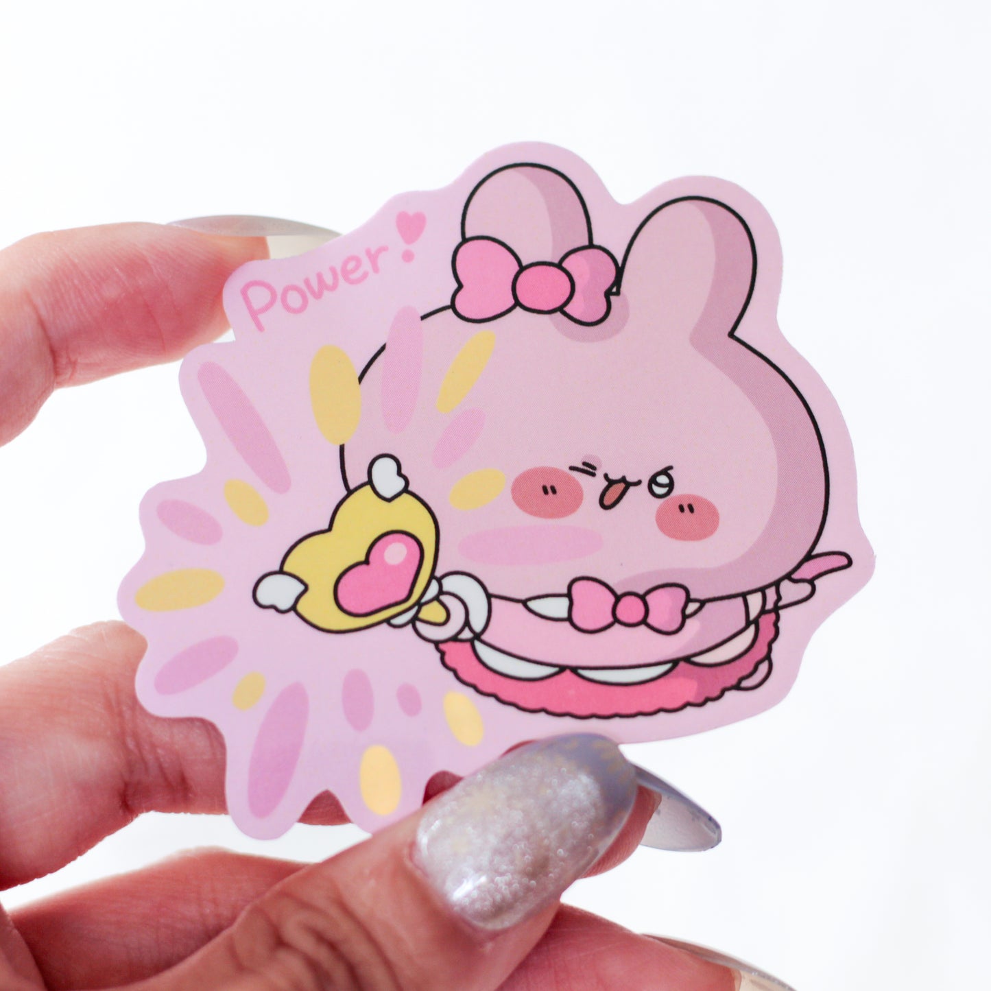 [ASAMIMICHAN] T-shirt Magical Girl Asamimimi (avec sticker) [Expédition mi-octobre]