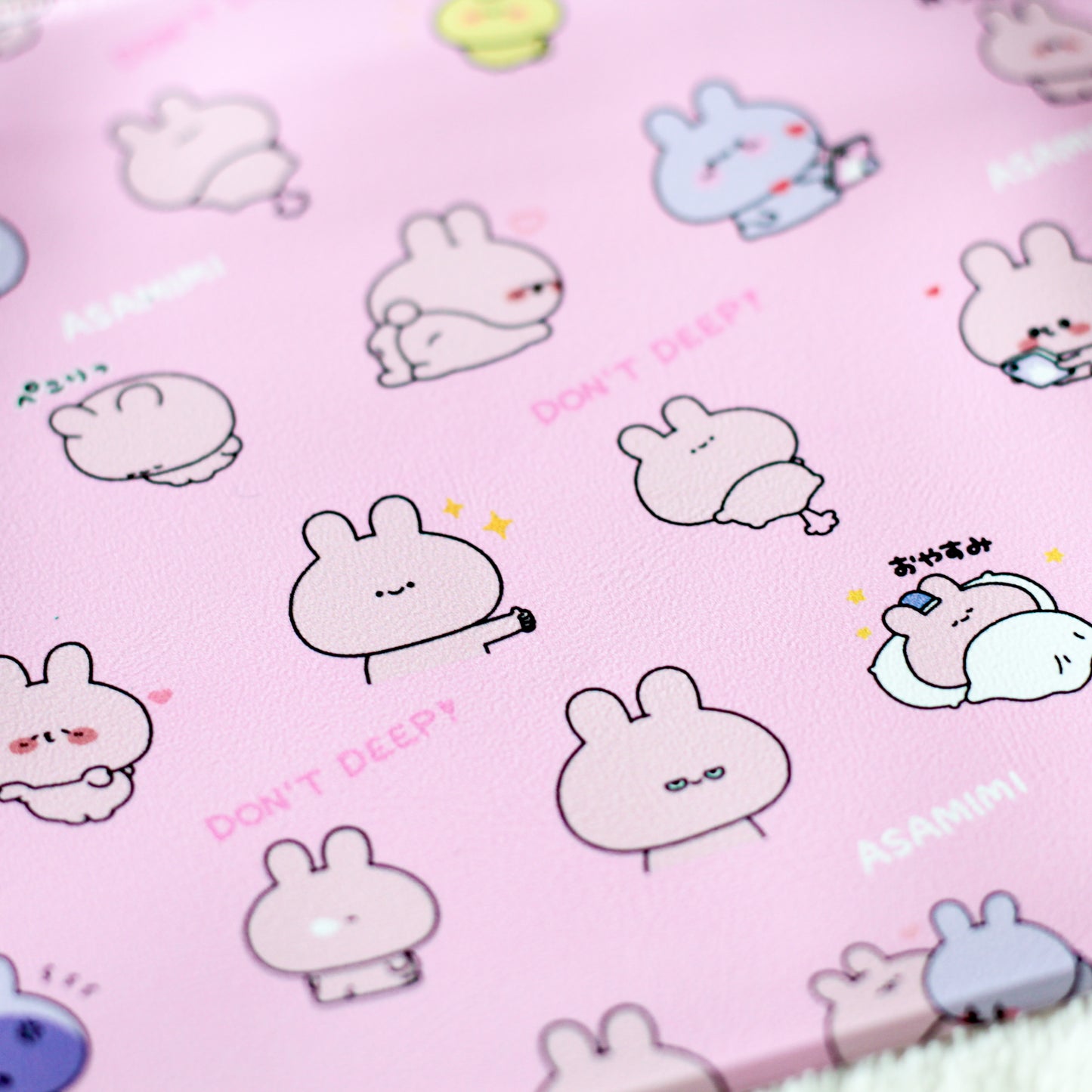 [ASAMIMICHAN] Flake Seal & All-over Pattern Clear Slider Pouch Set [Versand Mitte Oktober]